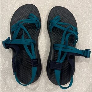 Chacos Brown and Teal Sport Sandals